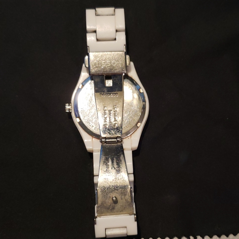 SOLD Fossil watch, Stella white resin watch - Picture 2 of 3